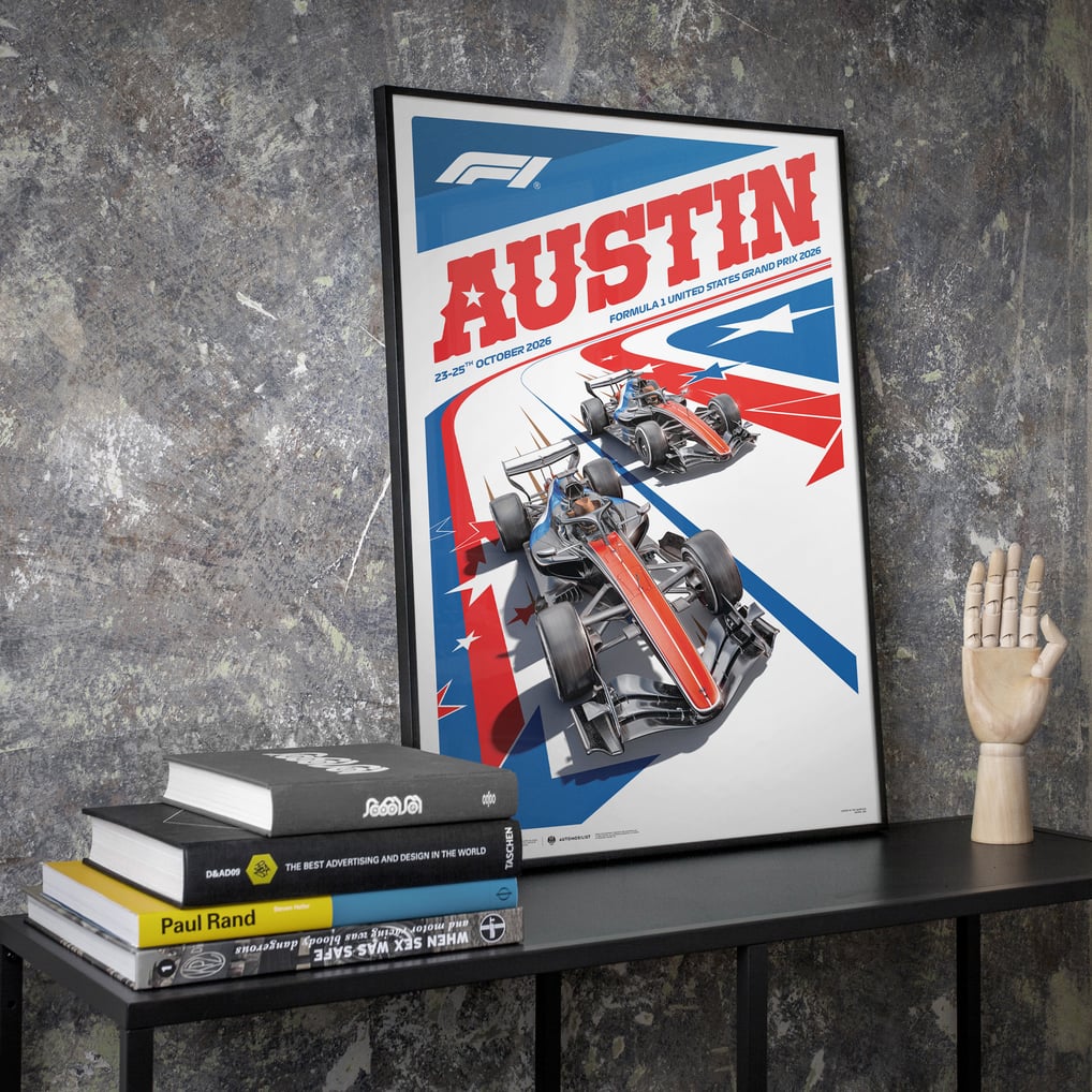 Formula 1 Merchandise Austin Grand Prix 2026 Poster 50x70 cm