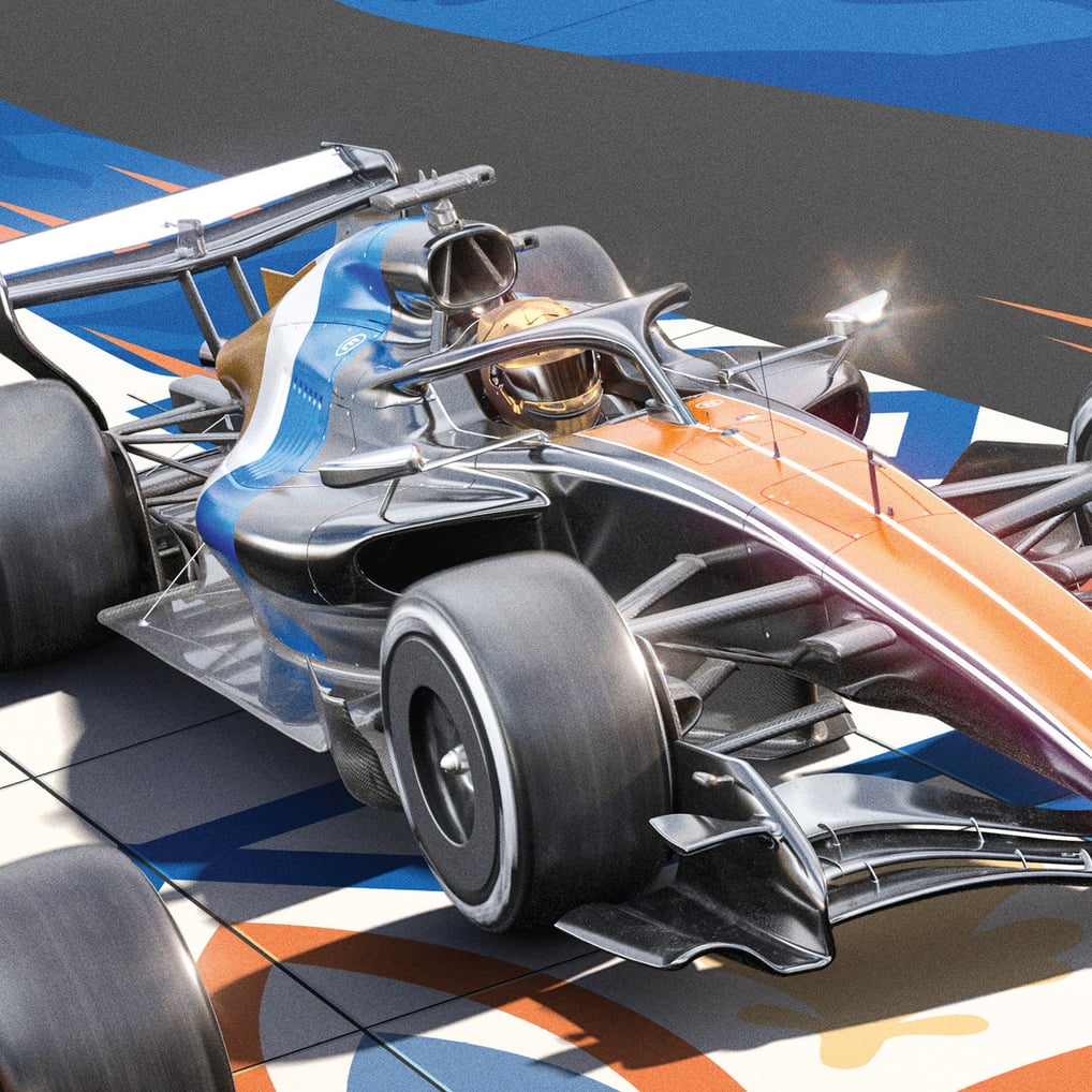 Car Racing Event Poster Formula 1 Merchandise Barcelona 2026 Official Event Poster