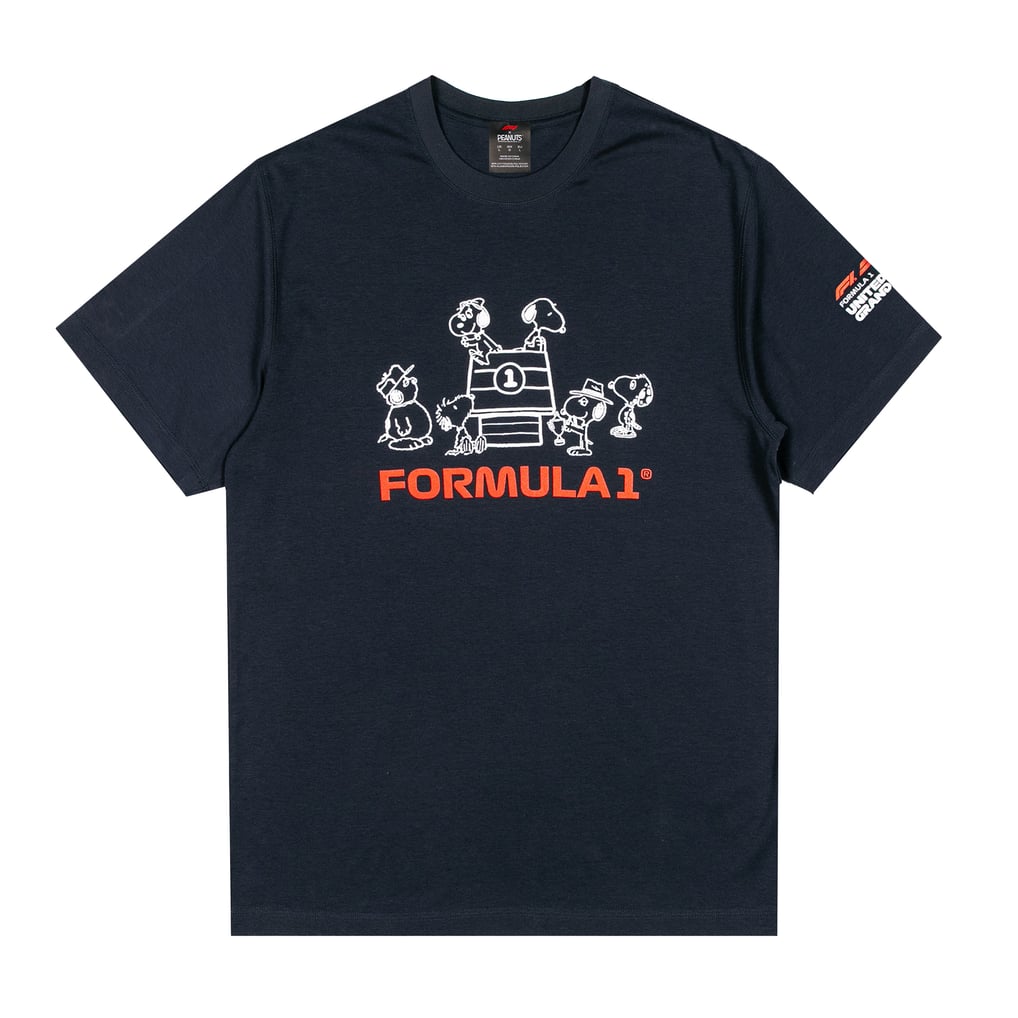 Formula 1 Merchandise F1 X Peanuts Trophy T-Shirt - Navy