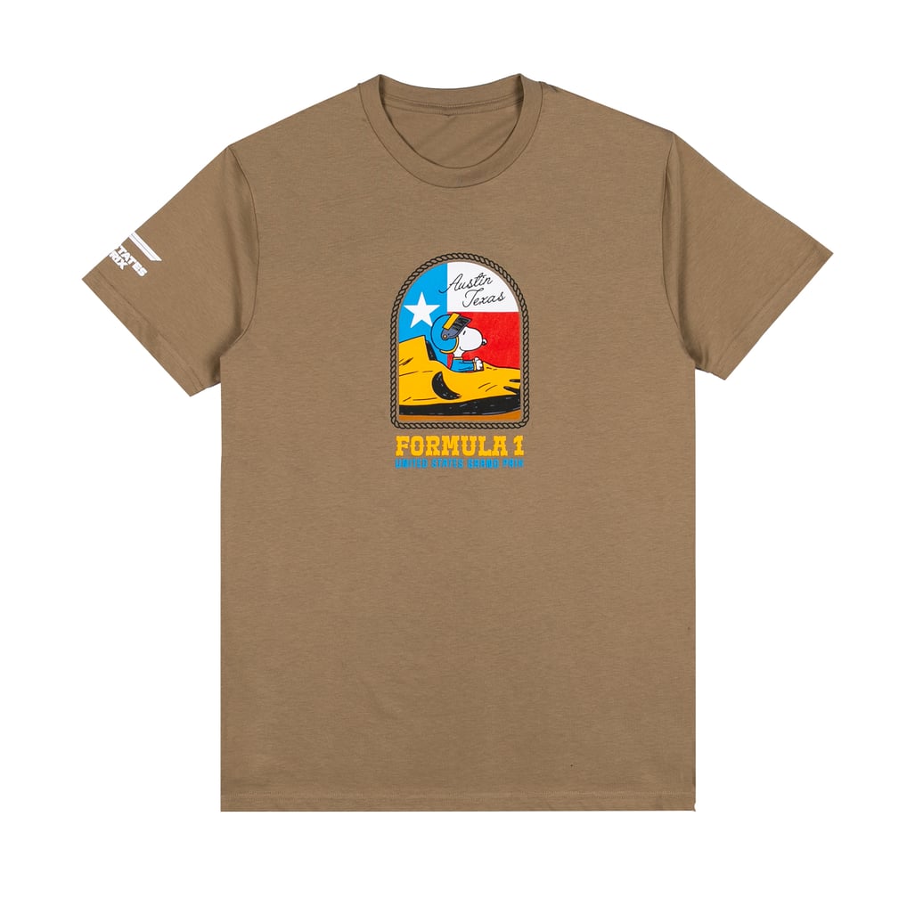 Formula 1 Merchandise F1 X Peanuts USA GP Western T-Shirt - Brown