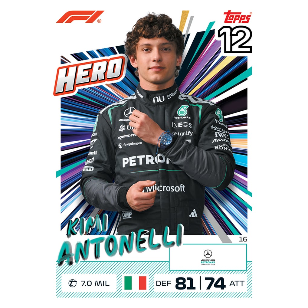 Id Card Line Code Formula 1 Turbo Attax 2026 Starter Pack