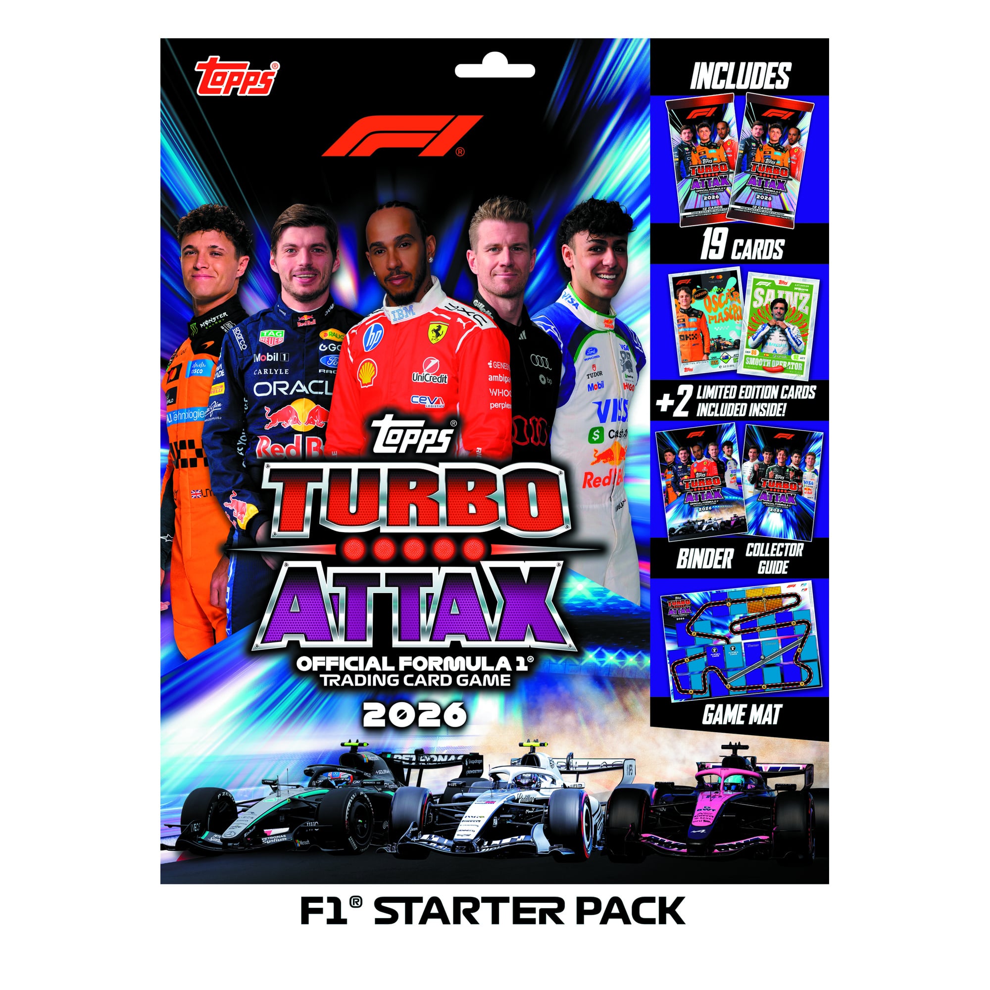 Id Card Line Code Formula 1 Turbo Attax 2026 Starter Pack