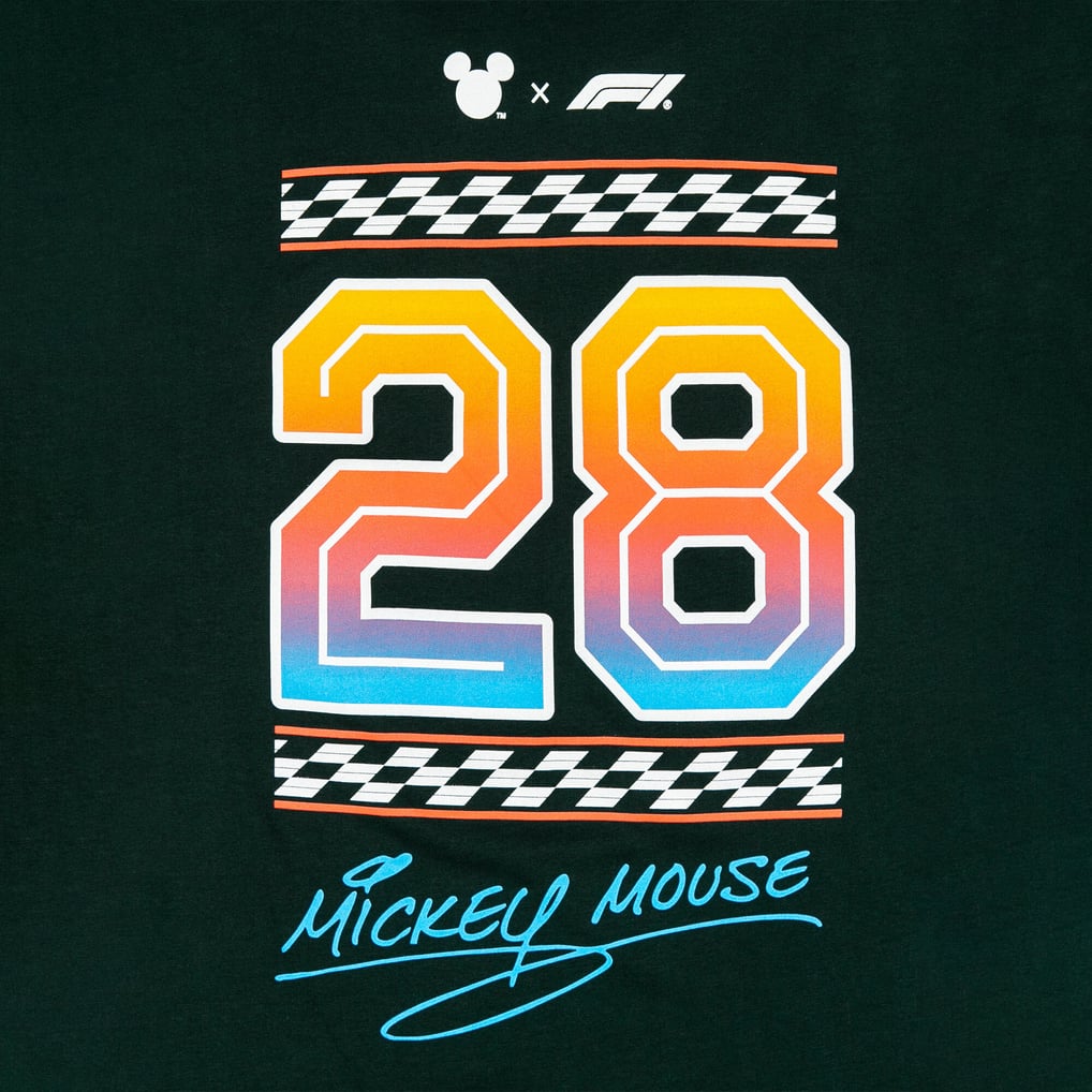 フォーミュラ1 X ディズニー ミッキーヘルメット Tシャツ - グリーン