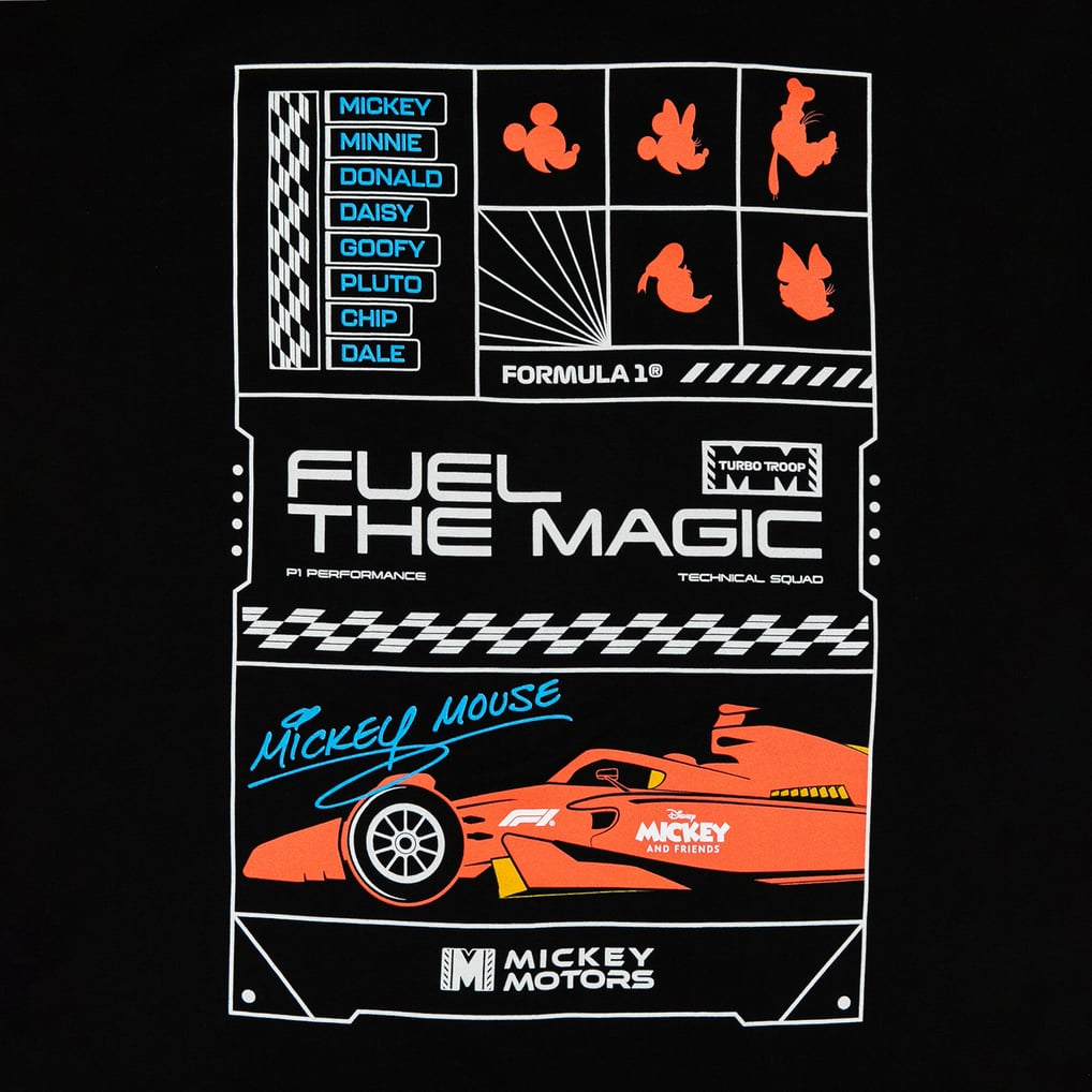 Formula 1 X Disney Race Grid T-Shirt - Black