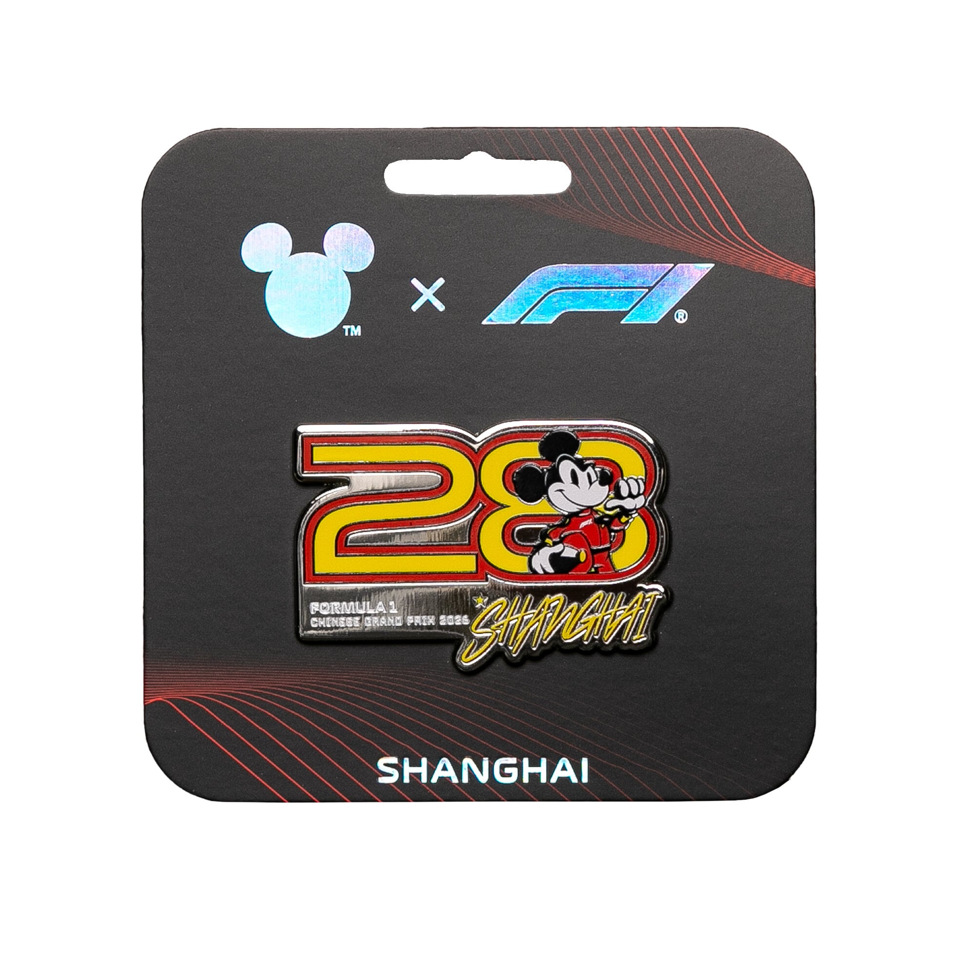 フォーミュラ1 X ディズニー スペシャルエディション 中国GP ピンバッジ