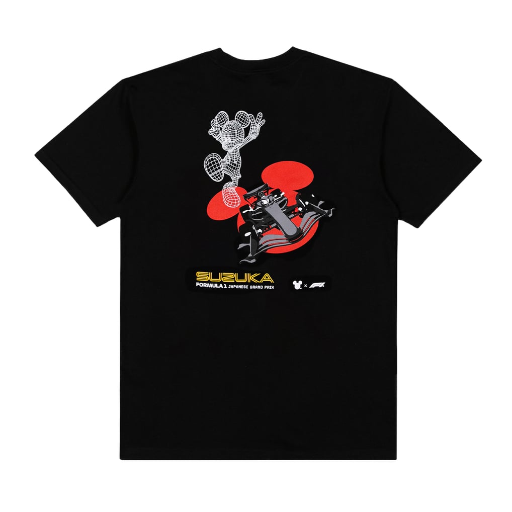 Formula 1 X Disney Special Edition Japan GP T-Shirt - Black - Unisex