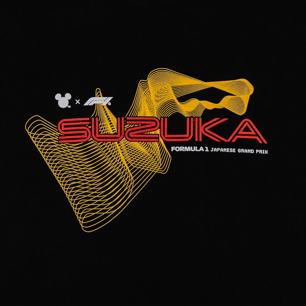 Formula 1 X Disney Special Edition Japan GP T-Shirt - Black - Unisex