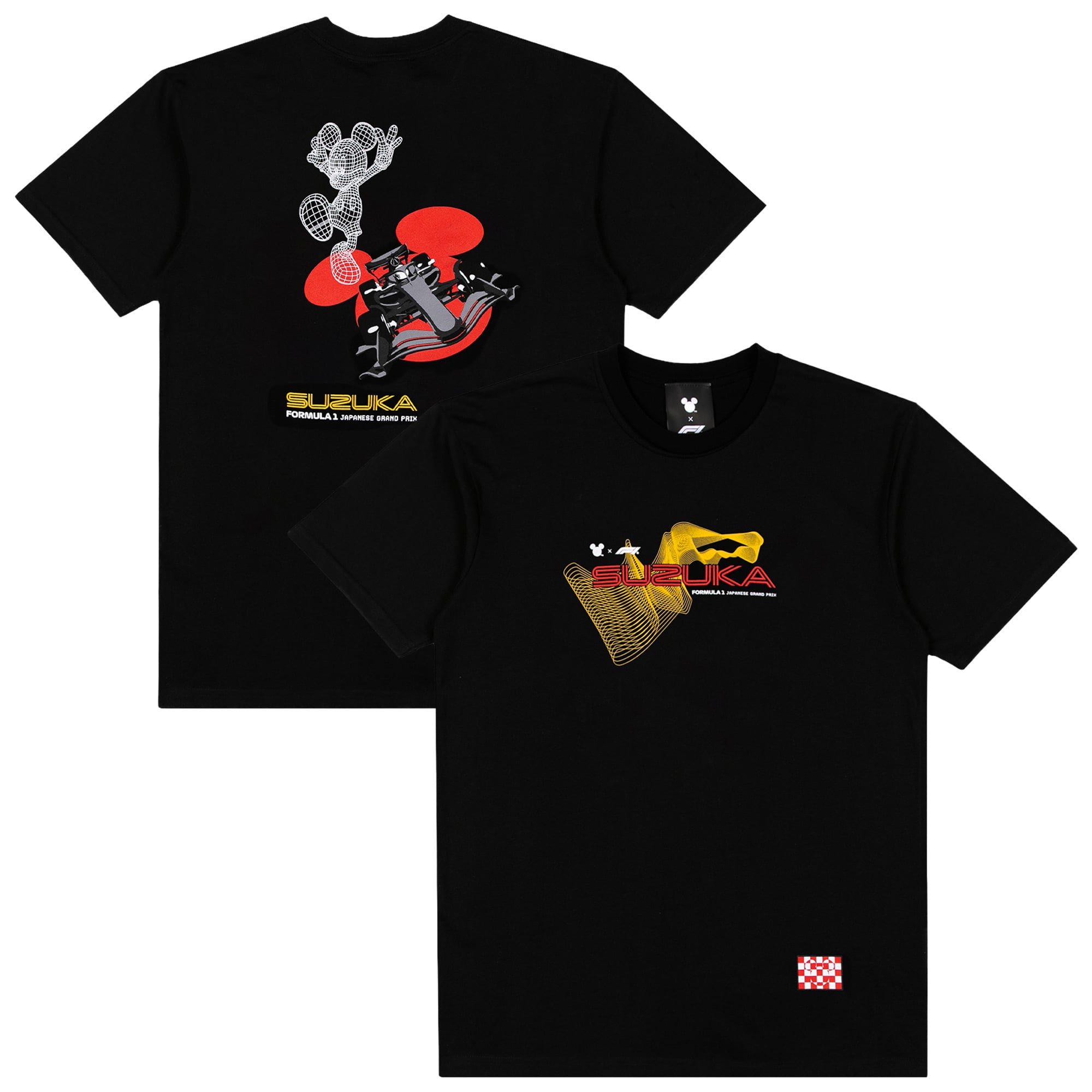 Formula 1 X Disney Special Edition Japan GP T-Shirt - Black - Unisex