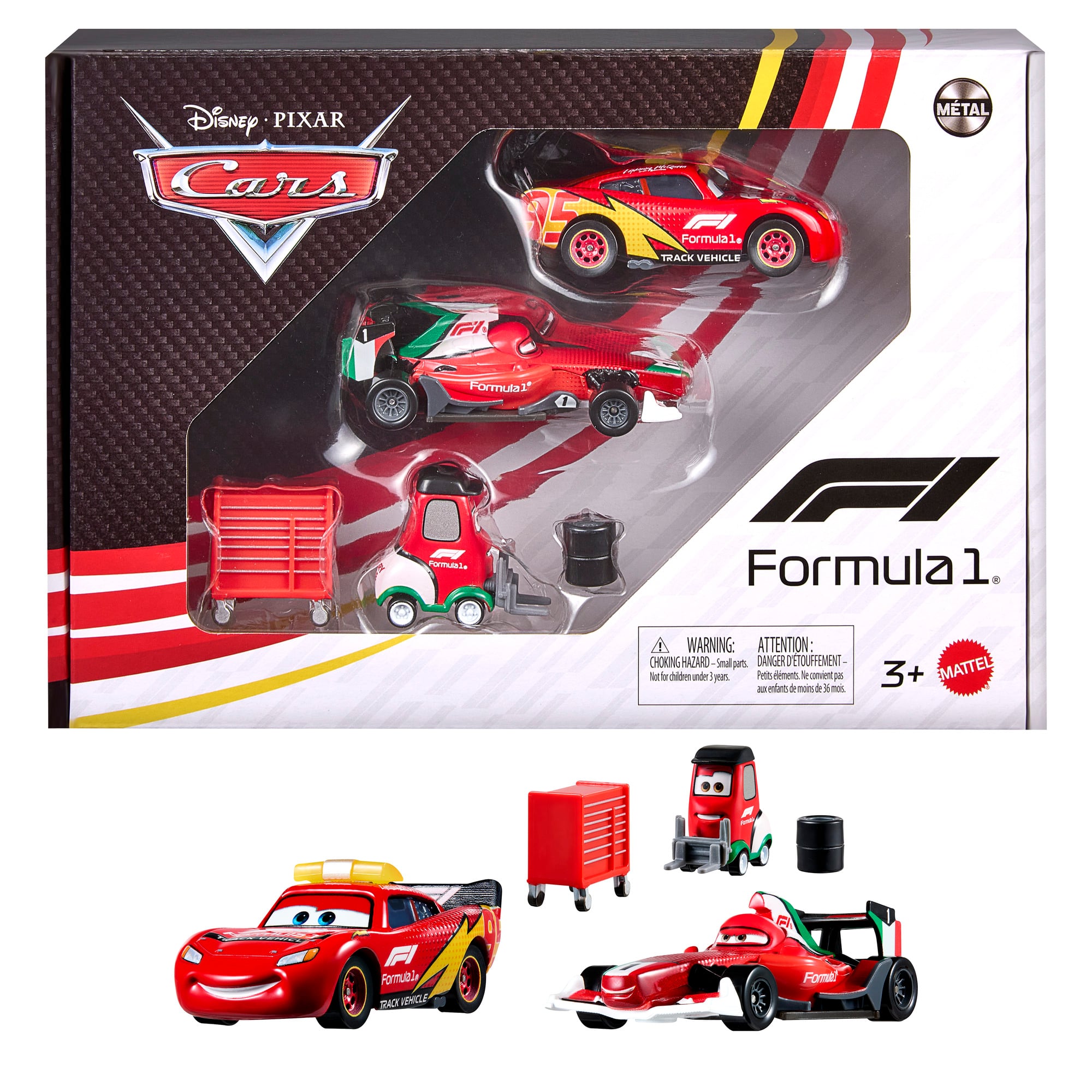 Mattel F1 x Disney Cars Die-Cast Multi-Pack