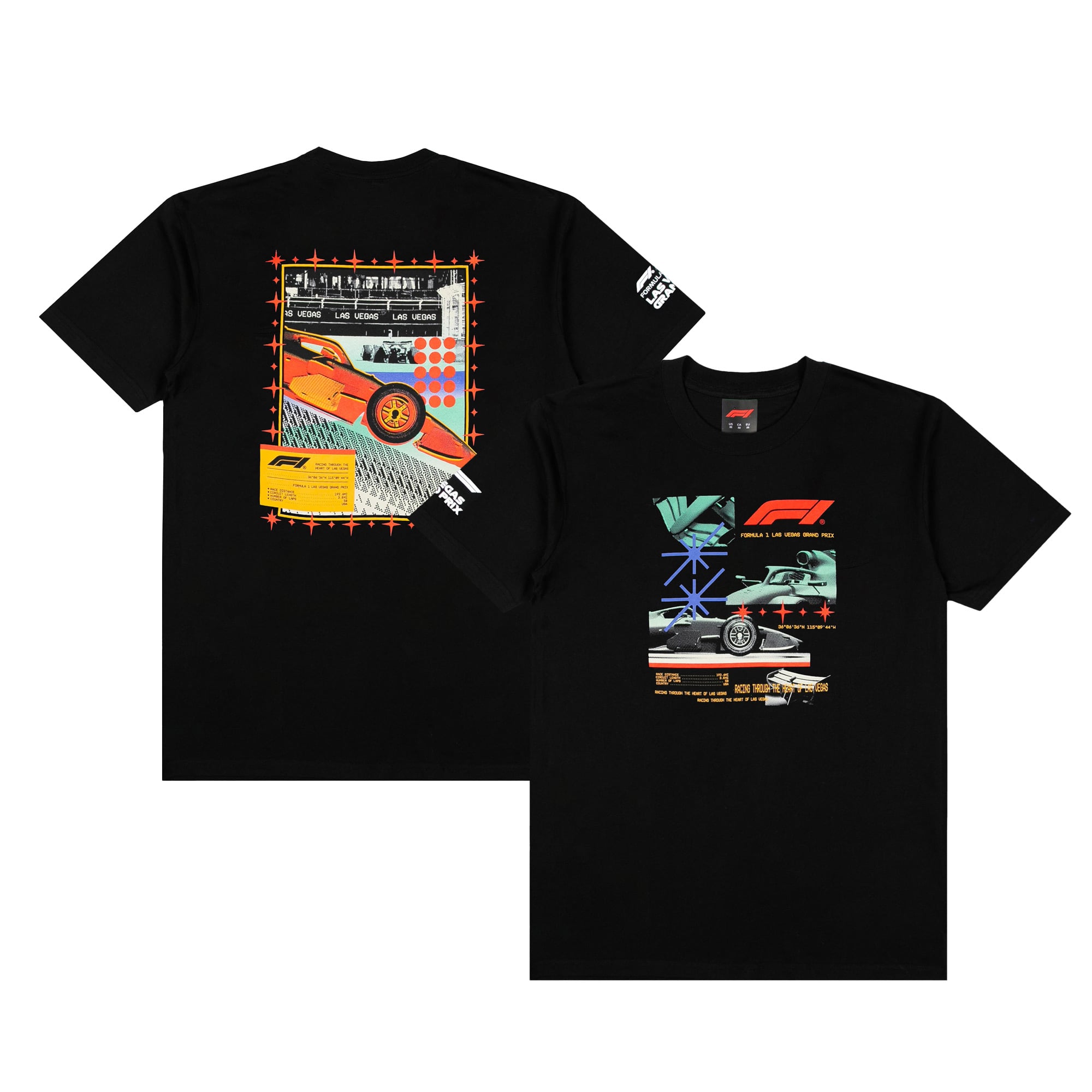 T-shirt noir pour homme 2026 Las Vegas Grand Prix Oasis