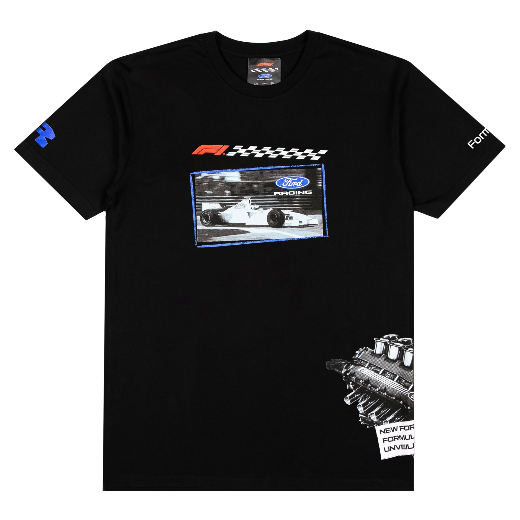 Men's Black F1 x Ford Debut T-Shirt