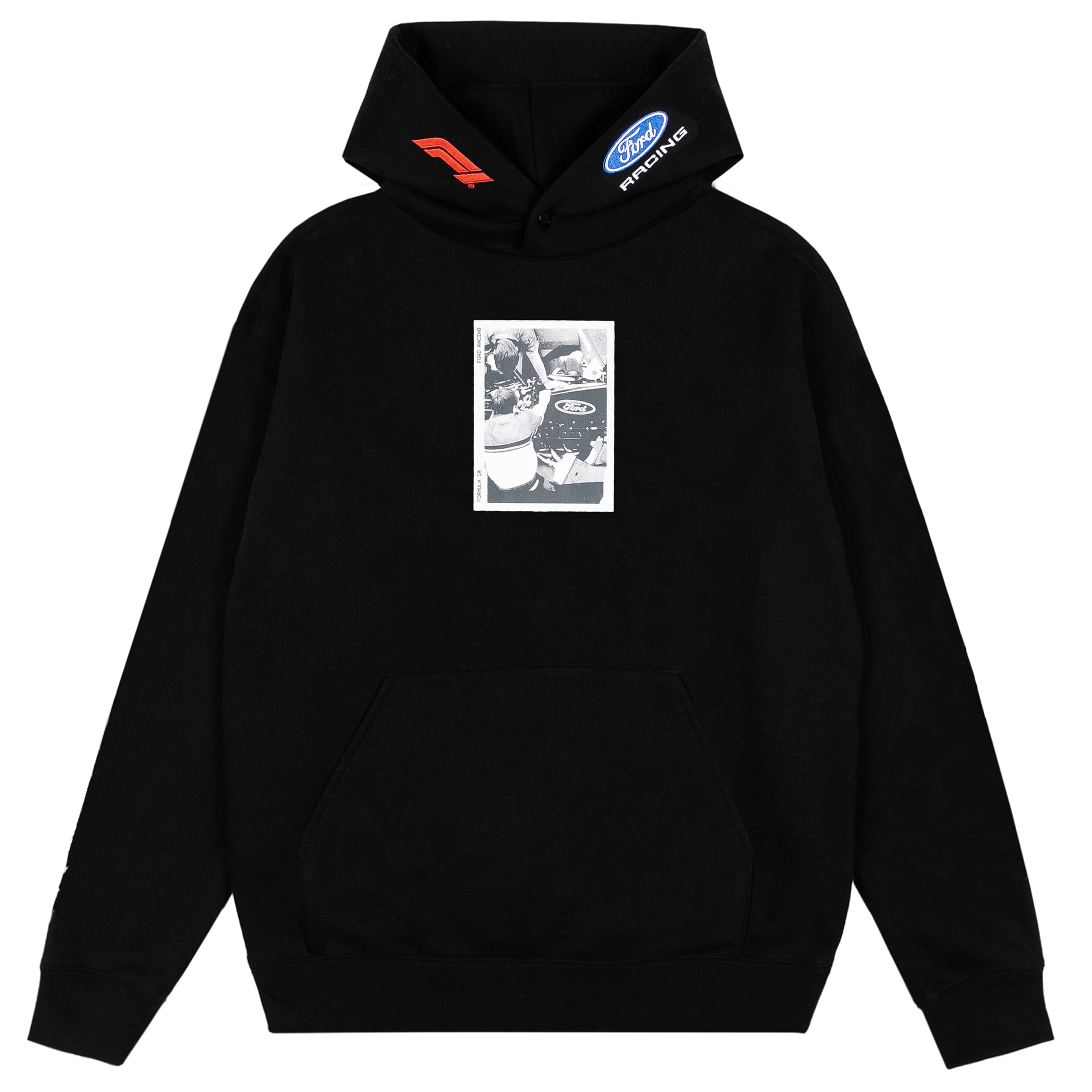 Men's Black F1 x Ford Engine Hoodie