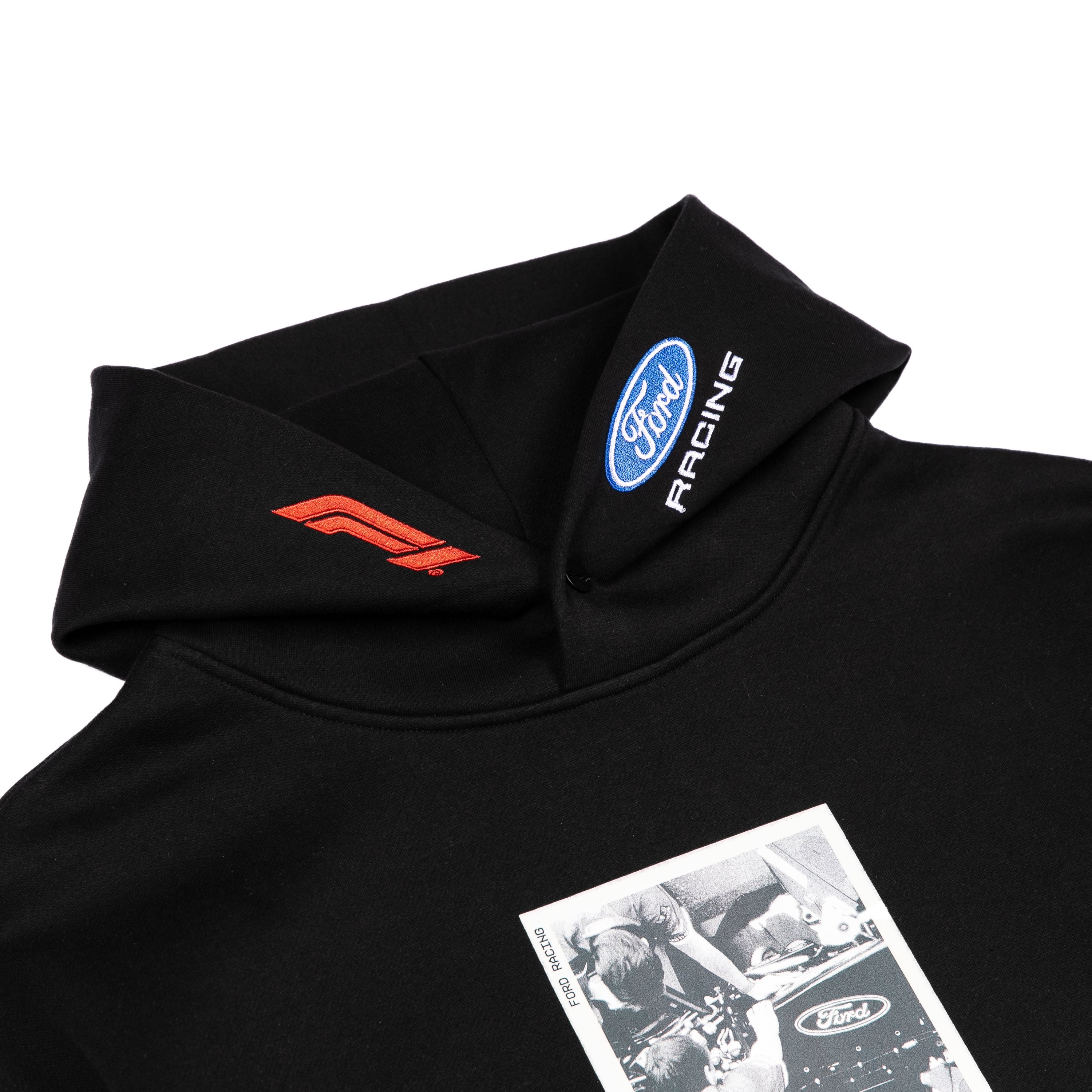 Men's Black F1 x Ford Engine Hoodie