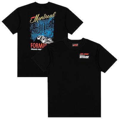 Formula 1 Black 2026 Canada Grand Prix Sketch Boxy T-Shirt