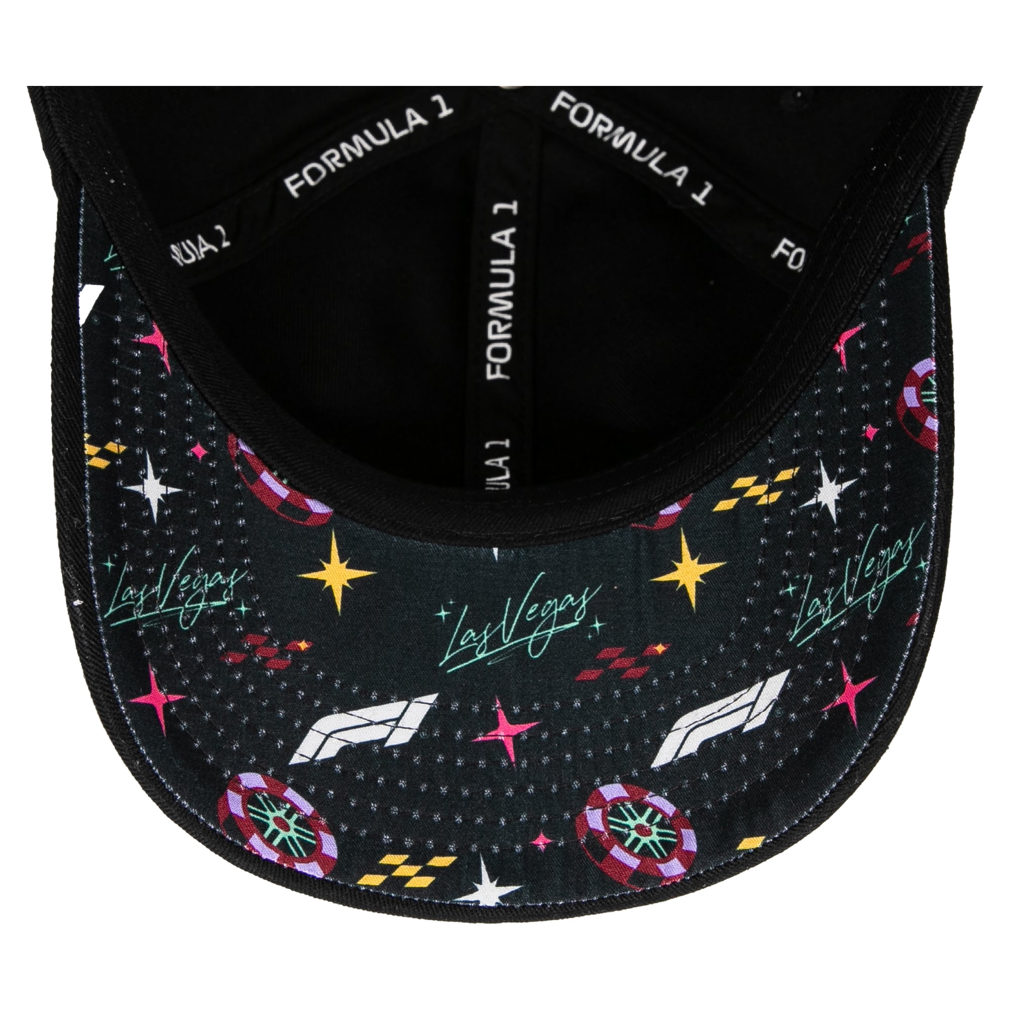 Men's Formula 1 Las Vegas Grand Prix Casino Carpet Adjustable Dad Hat