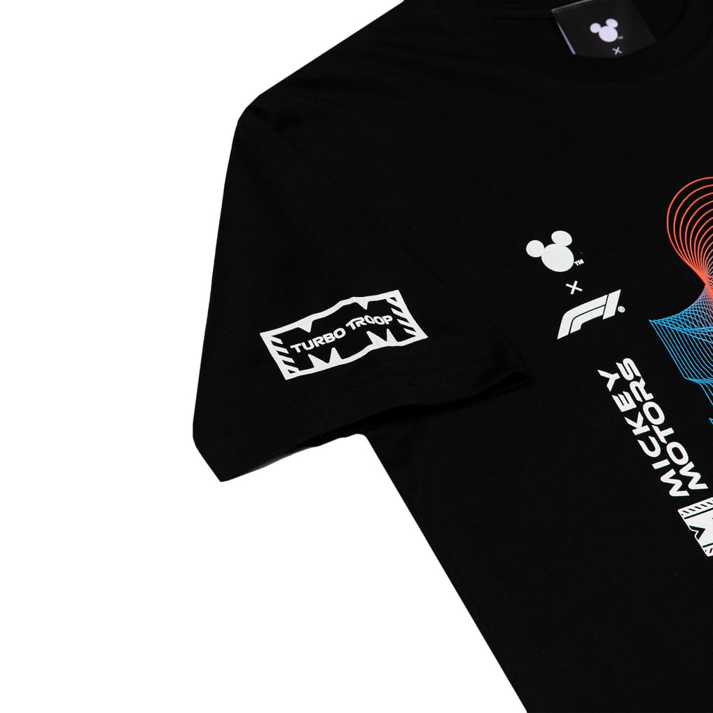 Men's Black Formula 1 x Disney Race Grid T-Shirt