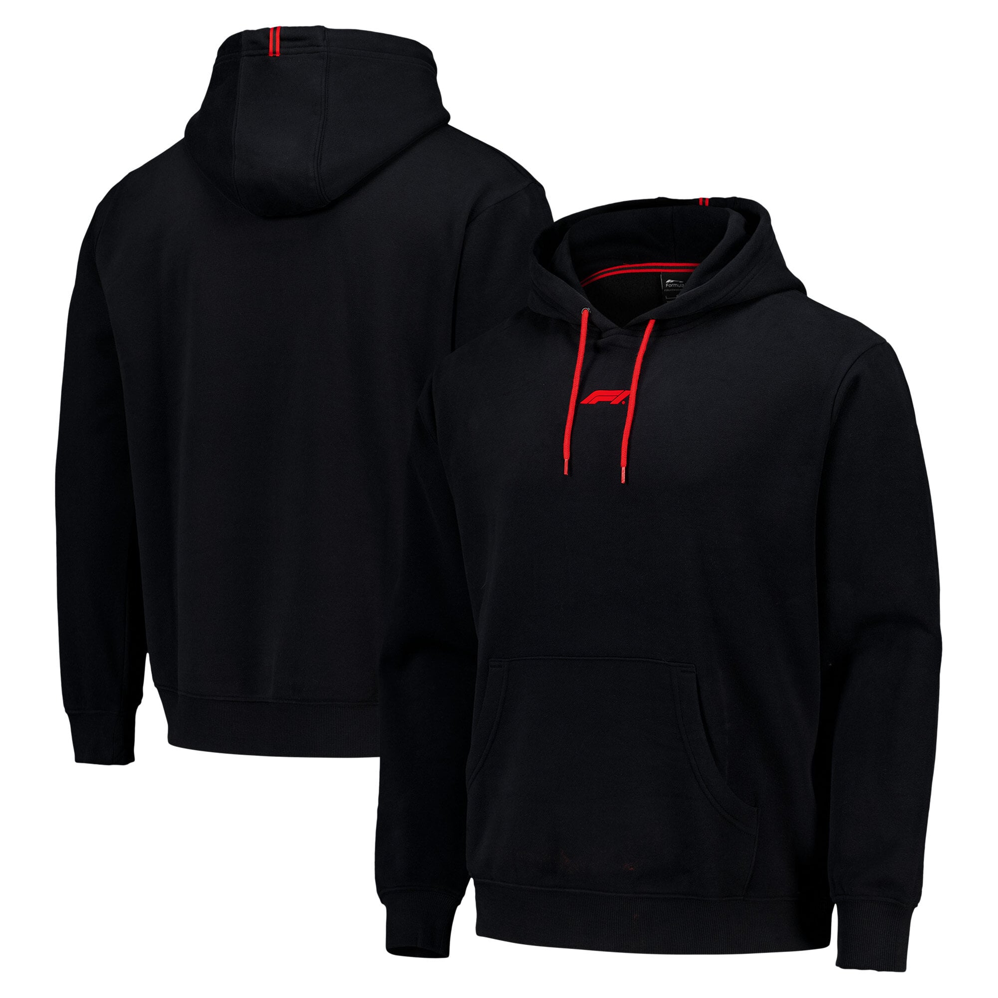 Sweat à capuche polaire Fanatics noir Formula 1 Essentials pour homme