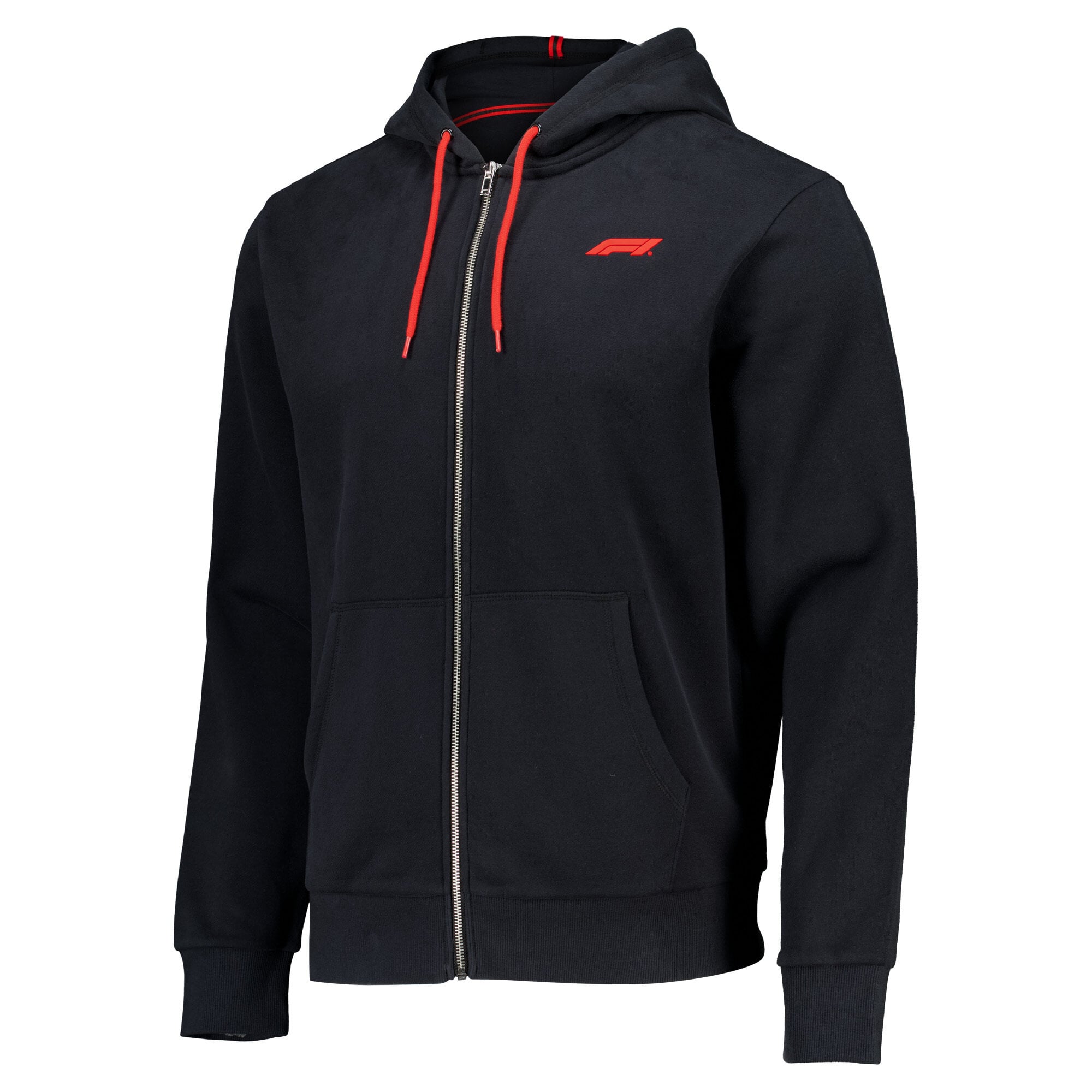 Sweat à capuche zippé en polaire noire Fanatics Formula 1 Essentials pour homme