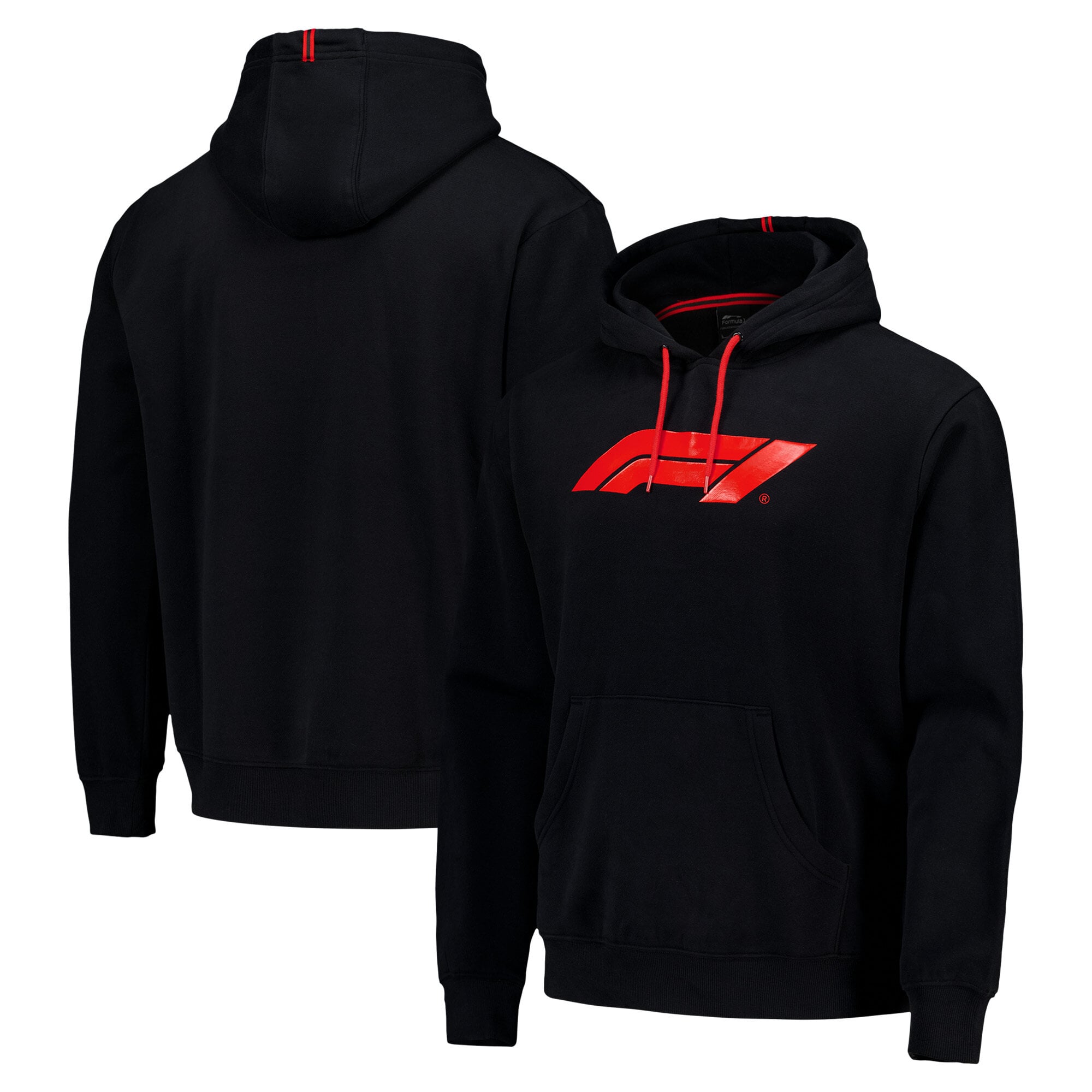 Sweat à capuche polaire Fanatics noir pour homme avec logo principal de la Formule 1