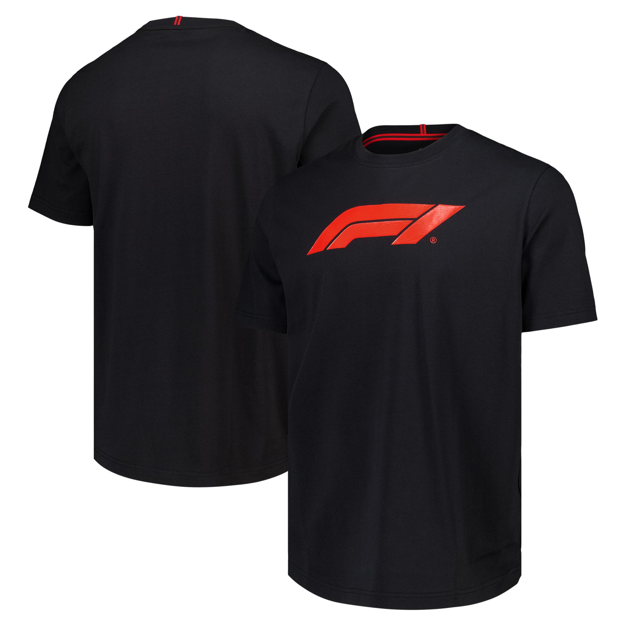 T-shirt Fanatics noir pour homme avec logo principal de Formule 1