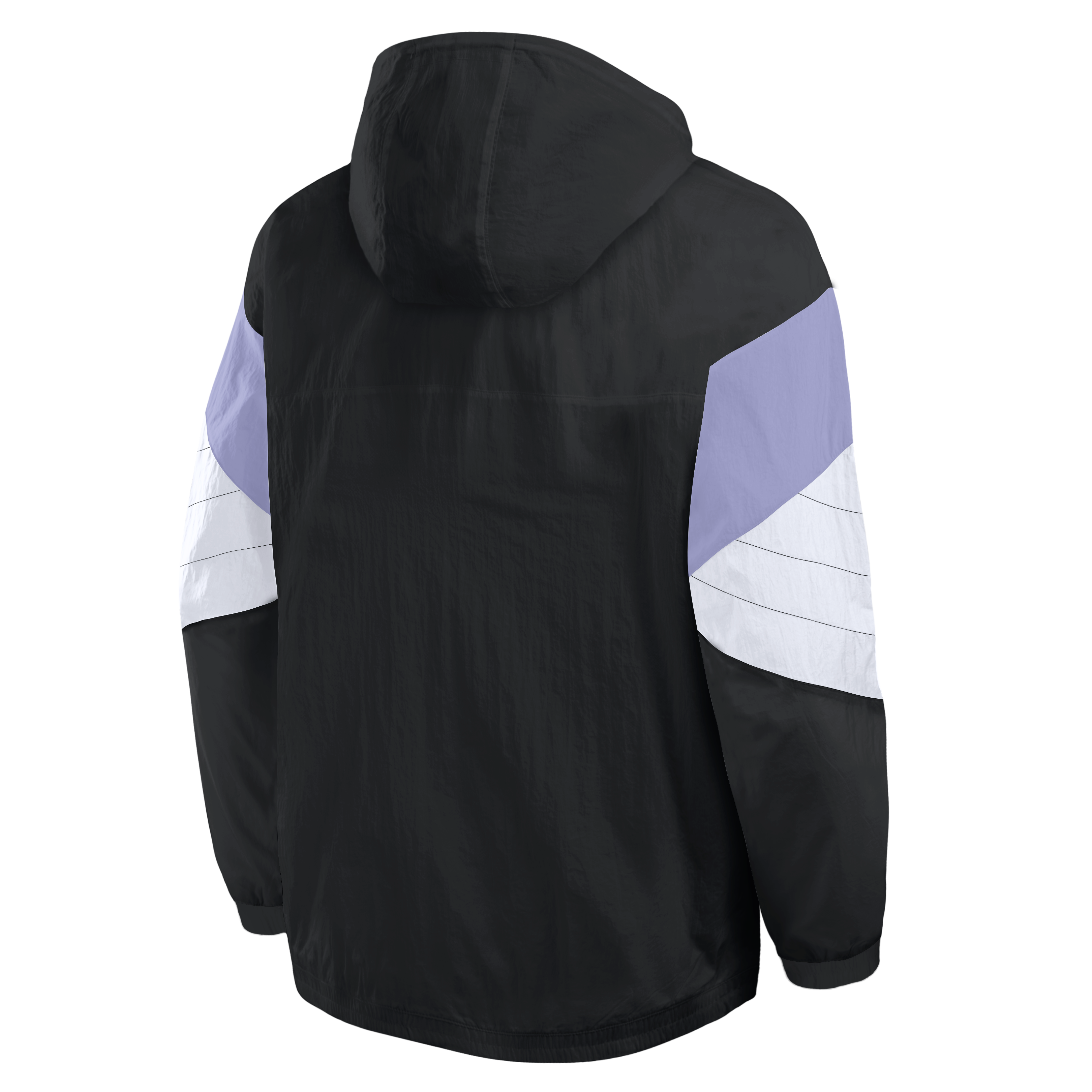Men's Fanatics Black Formula 1 Speed Strength Hooded Quarter-Zip Track Jacket