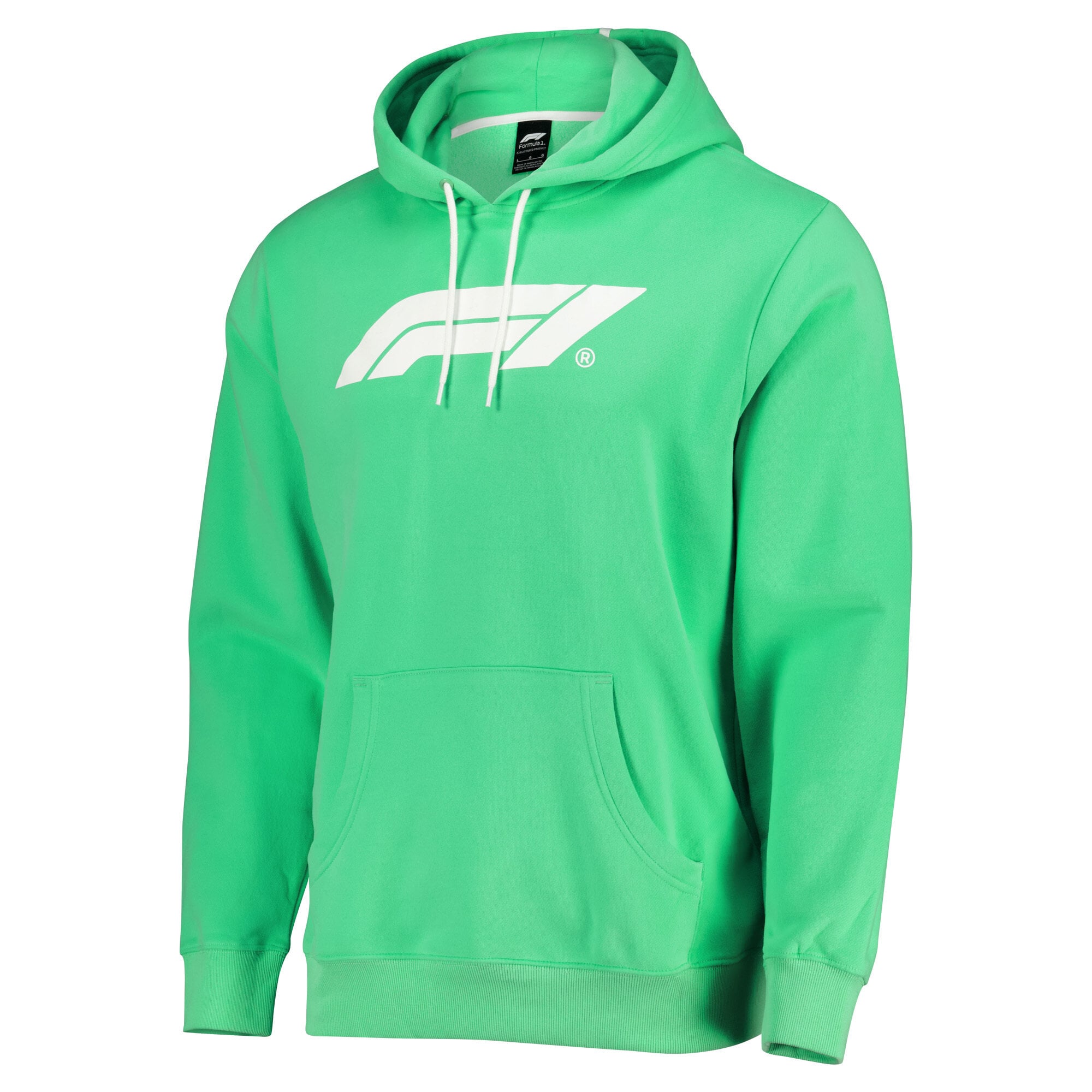 Sweat à capuche polaire Fanatics vert avec logo principal de la Formule 1