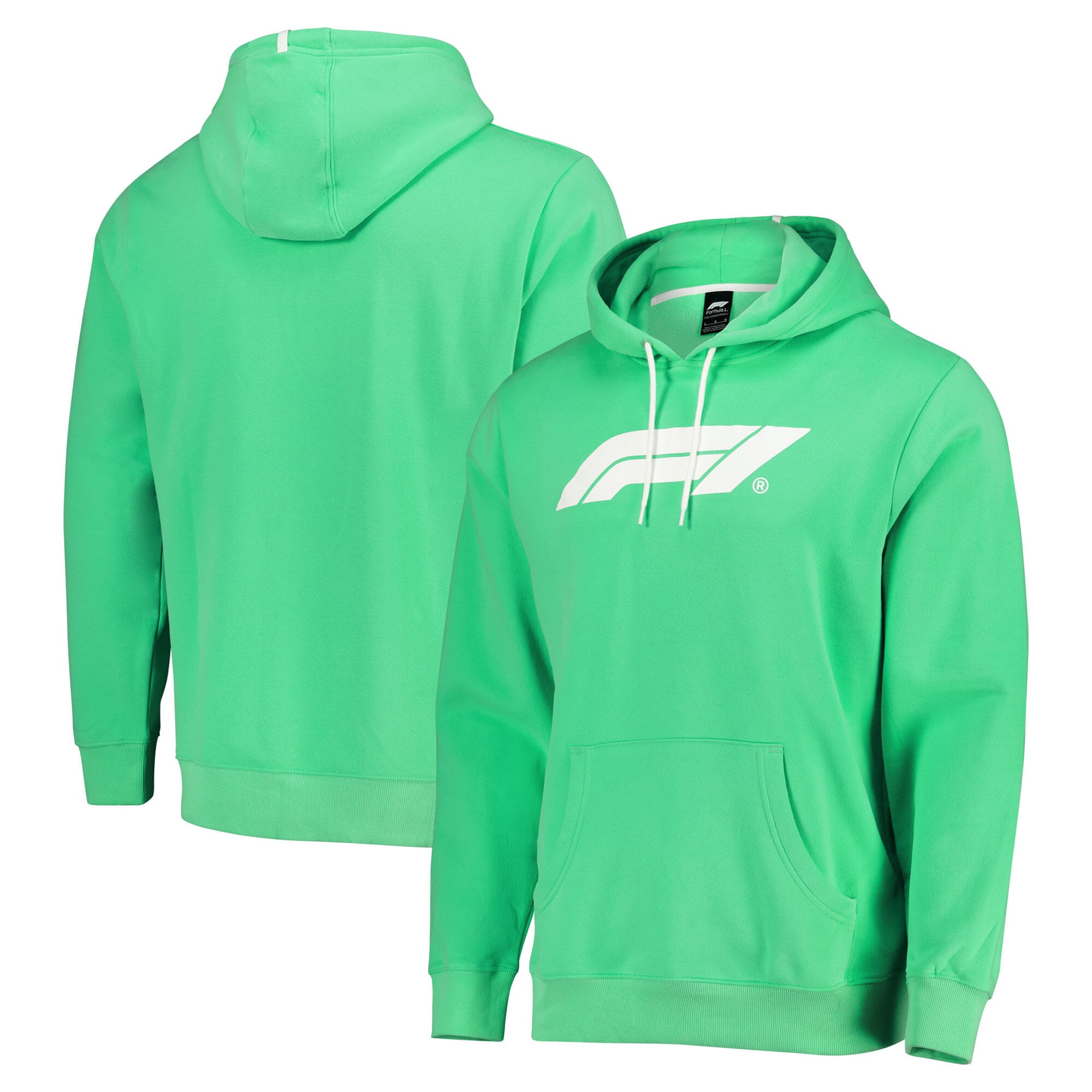 Sweat à capuche polaire Fanatics vert avec logo principal de la Formule 1