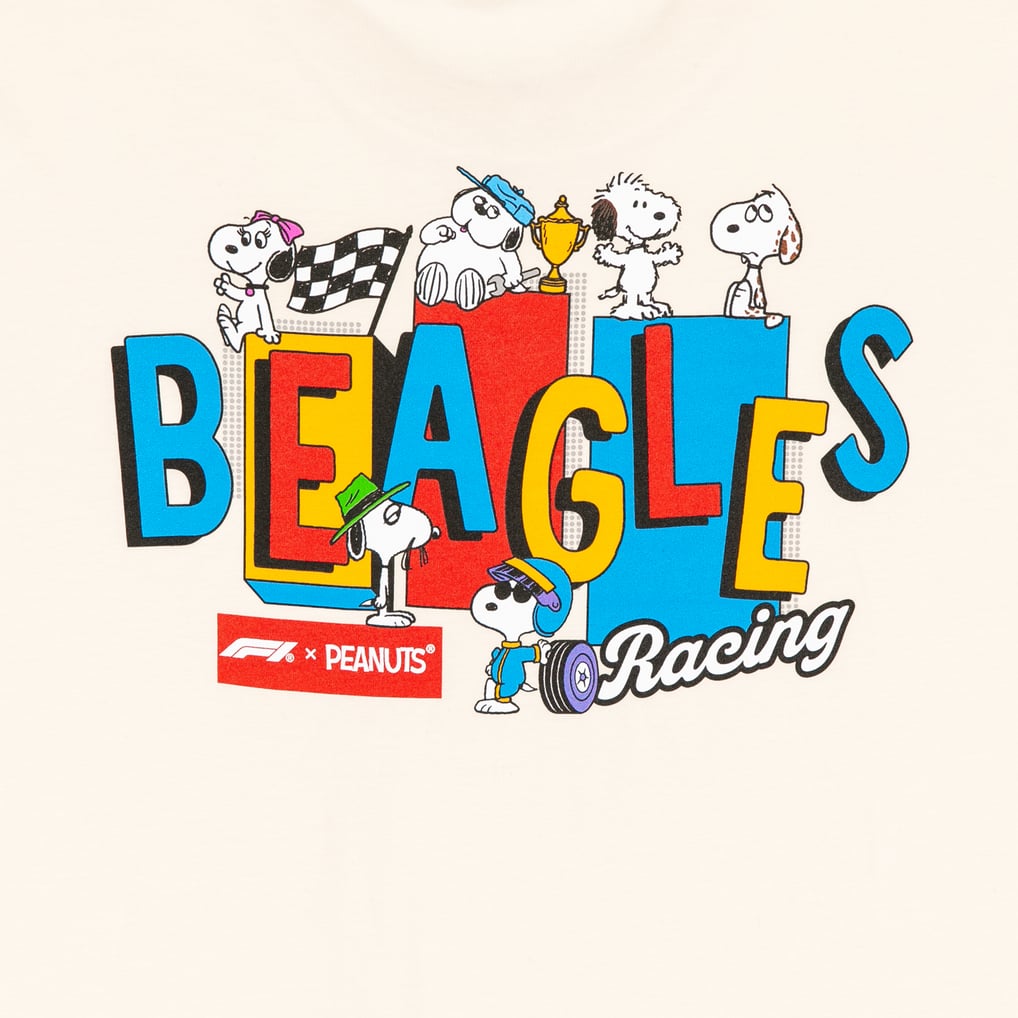 Men's Insomniac Cream F1 x Peanuts Podium T-Shirt