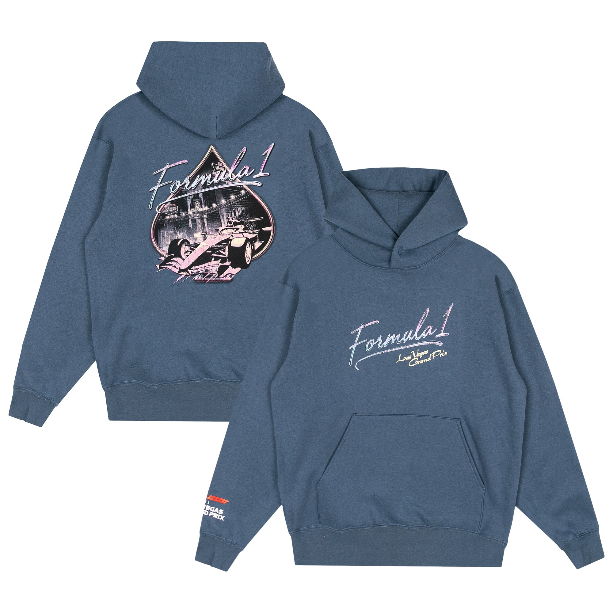 Men's Insomniac Navy Formula 1 Las Vegas Grand Prix Spade Hoodie