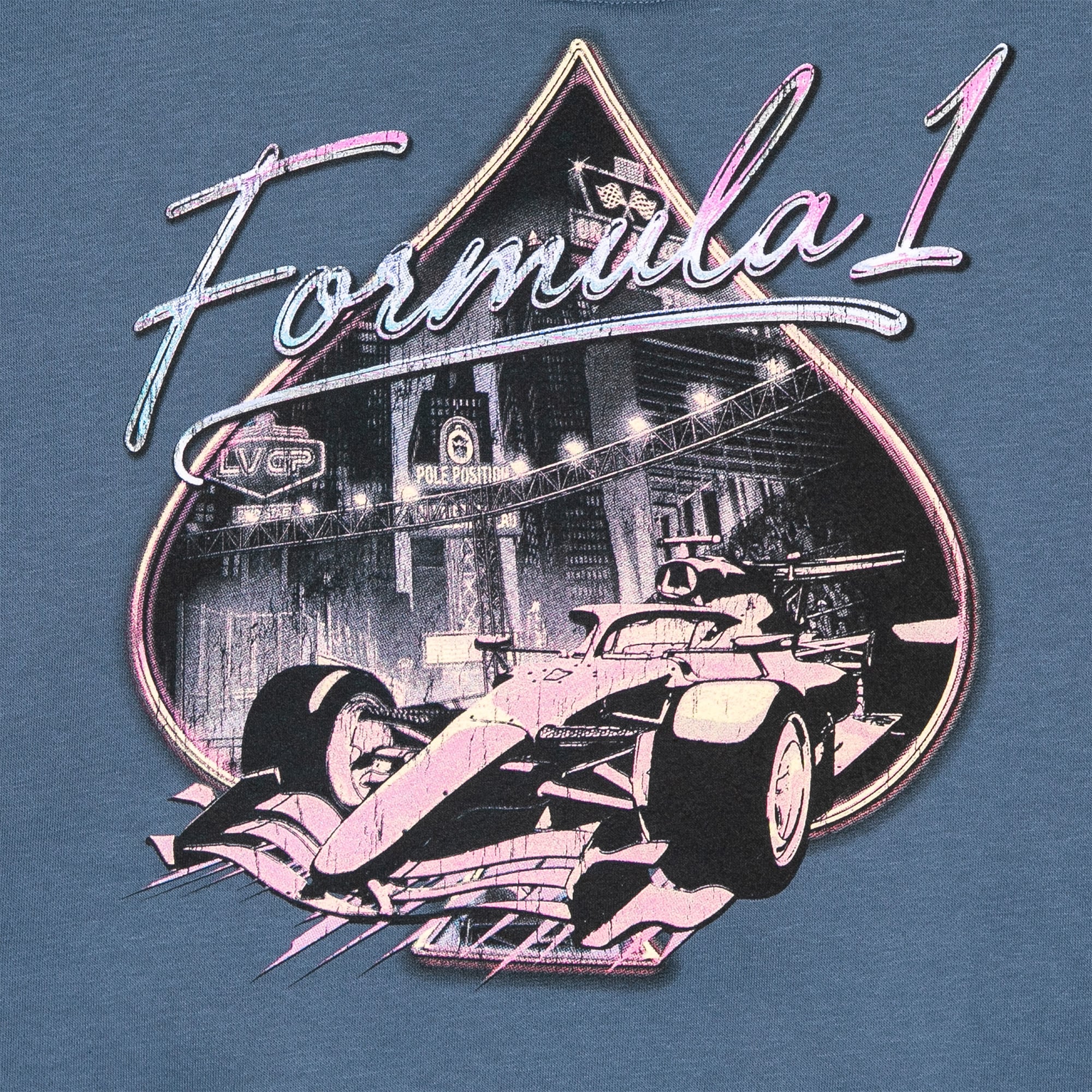 Men's Insomniac Navy Formula 1 Las Vegas Grand Prix Spade Hoodie