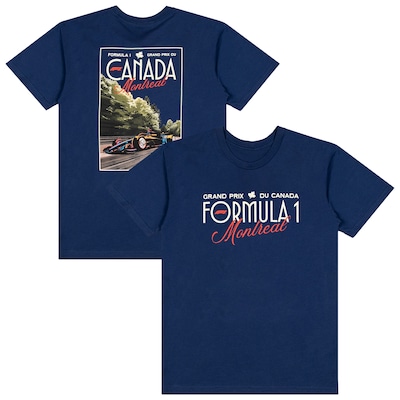Formula 1 Navy 2026 Canada Grand Prix Poster Boxy T-Shirt