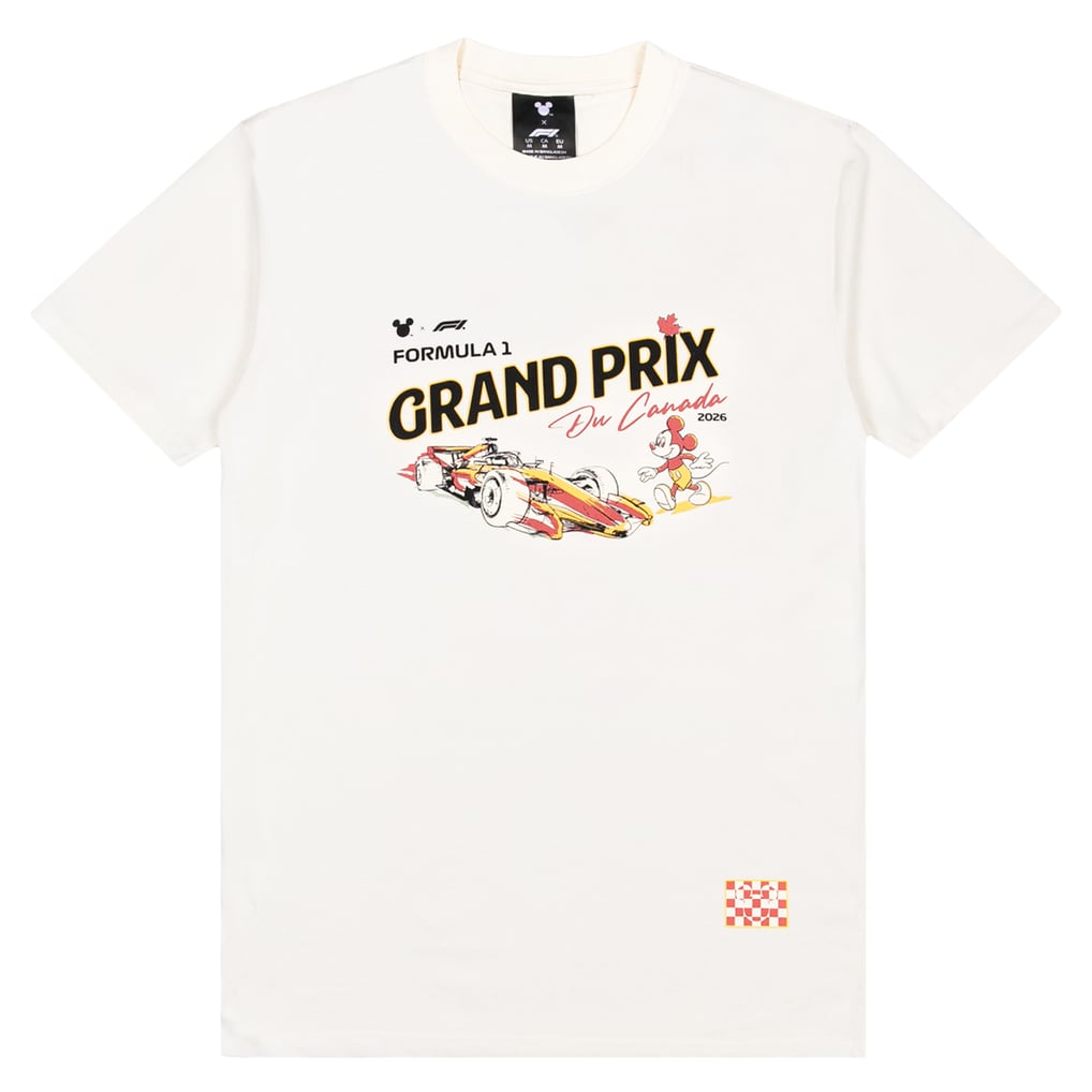 Men's White Formula 1 x Disney 2026 Canada Grand Prix Boxy T-Shirt