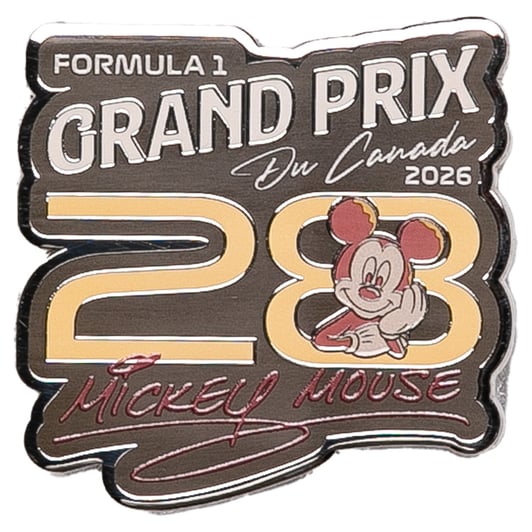 F1 Pins & Patches Accessories, F1 Pins & Patches Accessories F1 Disney Mickey Wheel Pin 鈴鹿サーキット2026
