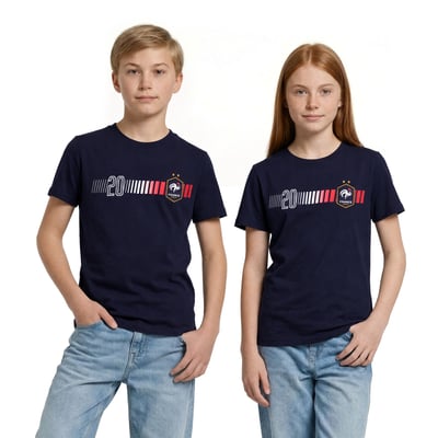 France Barcola .20 T-Shirt - Navy - Kids