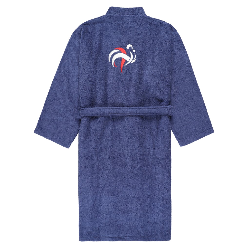 France Bathrobe Cotton Bathrobe - Navy - Adult