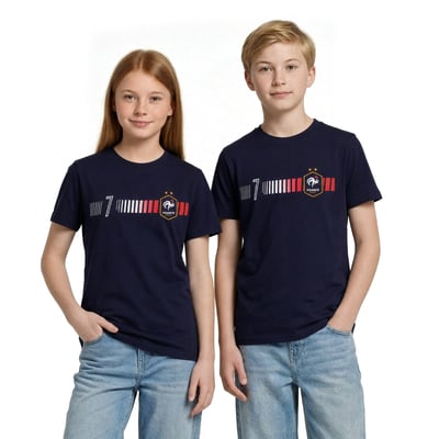 France Dembele 7 T-Shirt - Navy - Kids