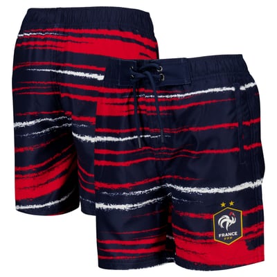 France Graphic Swim-Shorts - Navy - Kids