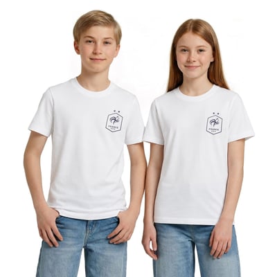 France Graphic T-Shirt - White - Kids