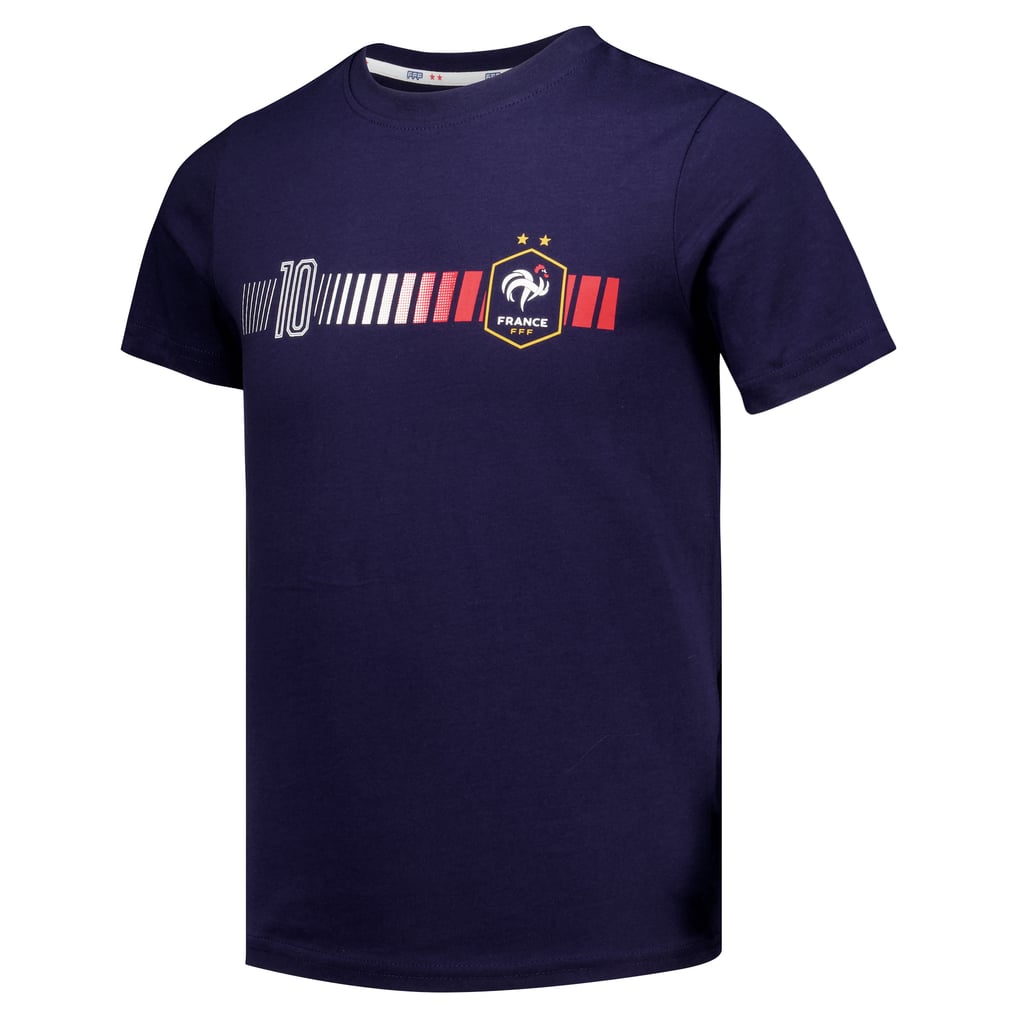 France Mbappe 10 T-Shirt - Navy - Kids