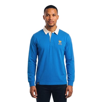 France National Team Long Sleeved Football Jersey - Blue
