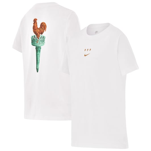 Equipe De France FFF T-Shirt Enfant – Collection Officielle, 100% Coton – Taille Garçon