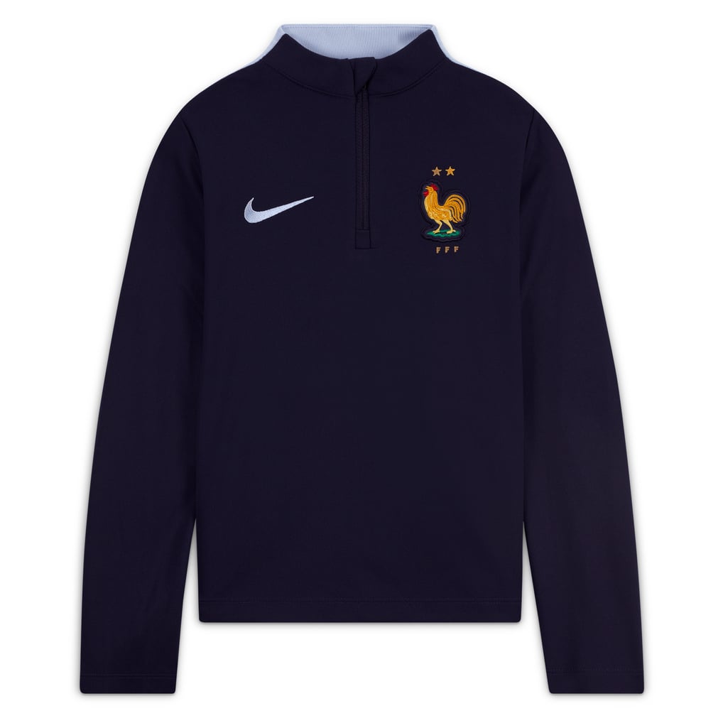 France Nike Academy Pro Drill Top - Navy - Little Kids
