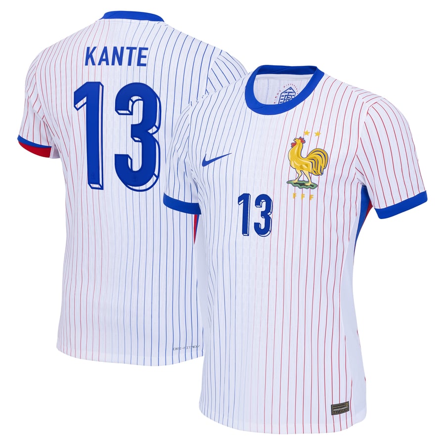 France Nike Dri-FIT ADV Away Match Shirt 2024 with Kante 13 printing