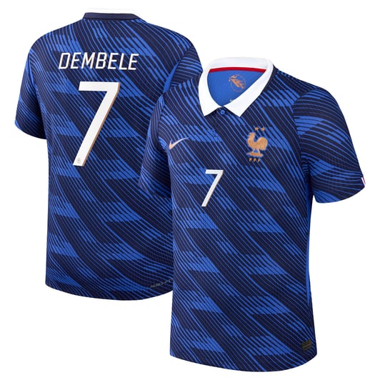 T-shirt Officiel Equipe De France De Football FFF – Collection 2025, Coton, Coupe Homme