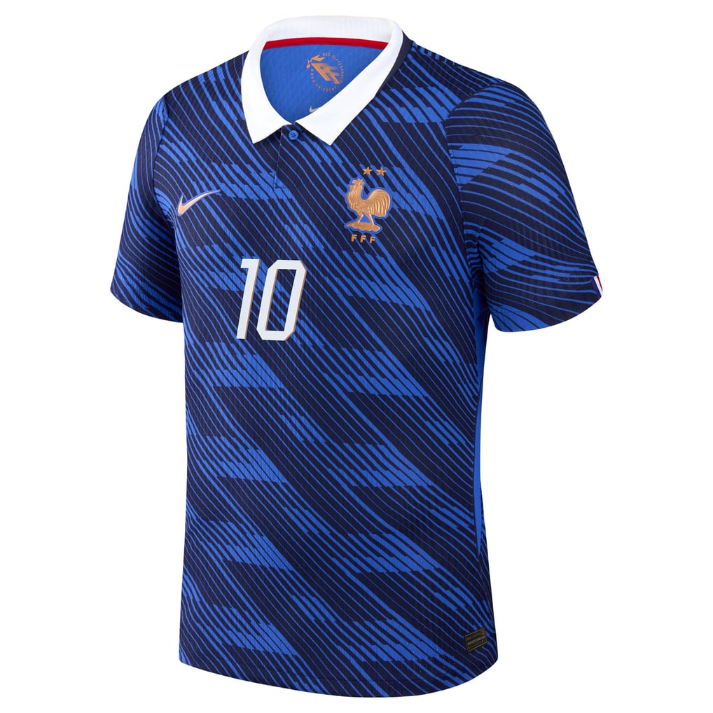 France Nike Home Aero-Fit Match Shirt 2026 with Mbappe 10 printing