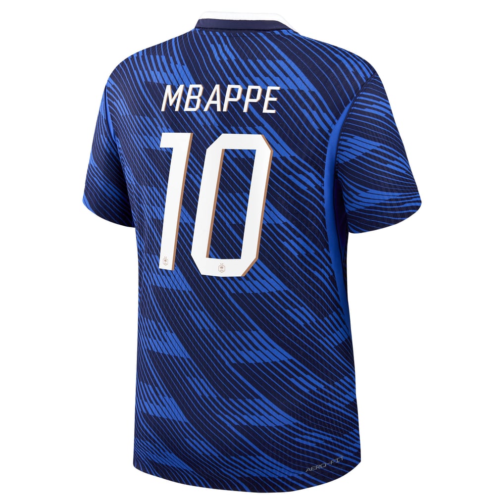 France Nike Home Aero-Fit Match Shirt 2026 with Mbappe 10 printing