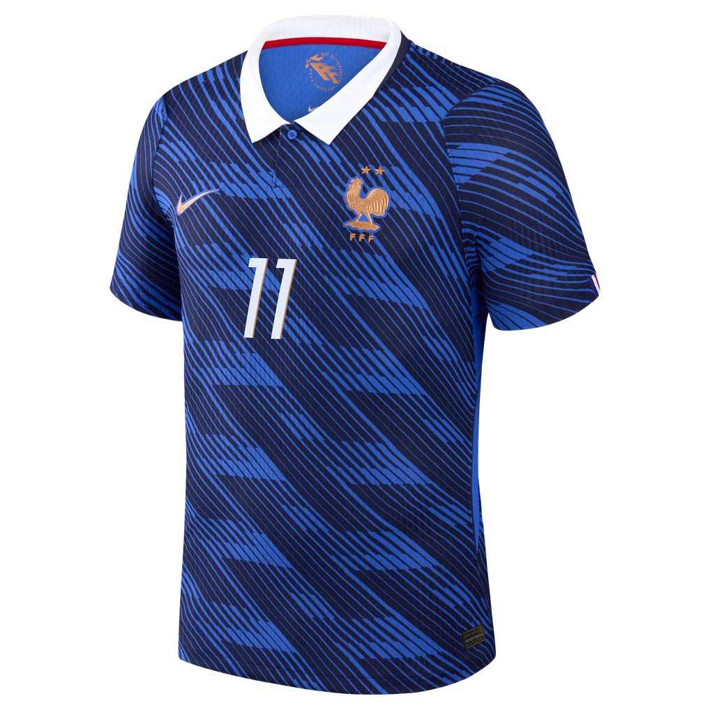 France Nike Home Aero-Fit Match Shirt 2026 with Olise 11 printing