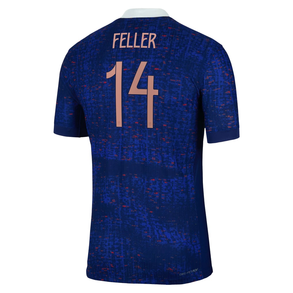 France Nike Home Dri-FIT ADV Match Shirt 2025 with Feller 14 printing