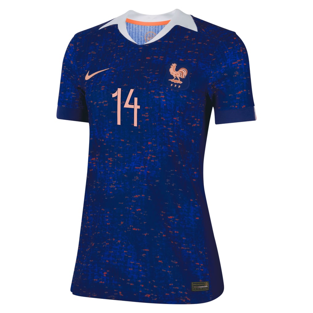 France Nike Home Dri-FIT ADV Match Shirt 2025 - Womens with Feller 14 ...