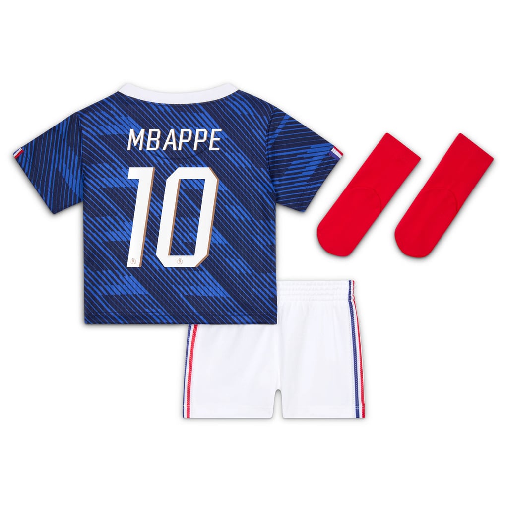 France Nike Home Stadium Kit - 2026 - Infant with Mbappe 10 printing